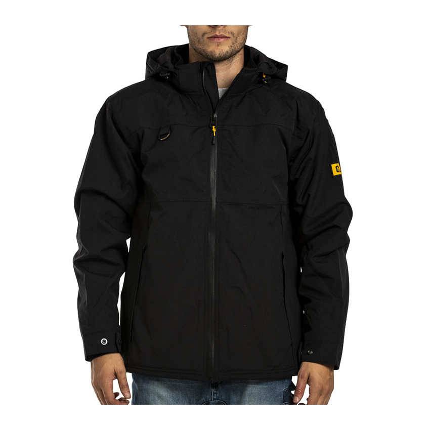 Caterpillar Chinook Waterproof Philippines - Mens Jackets - Black 08164WVTE